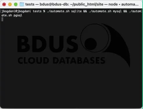 bdus4 automated unit tests