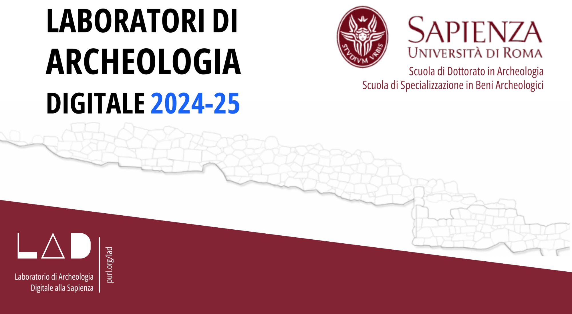 [a.a. 24-25] Laboratori didattici di Archeologia Digitale 2024-2025: GIS, GIS Avanzato e Banche Dati