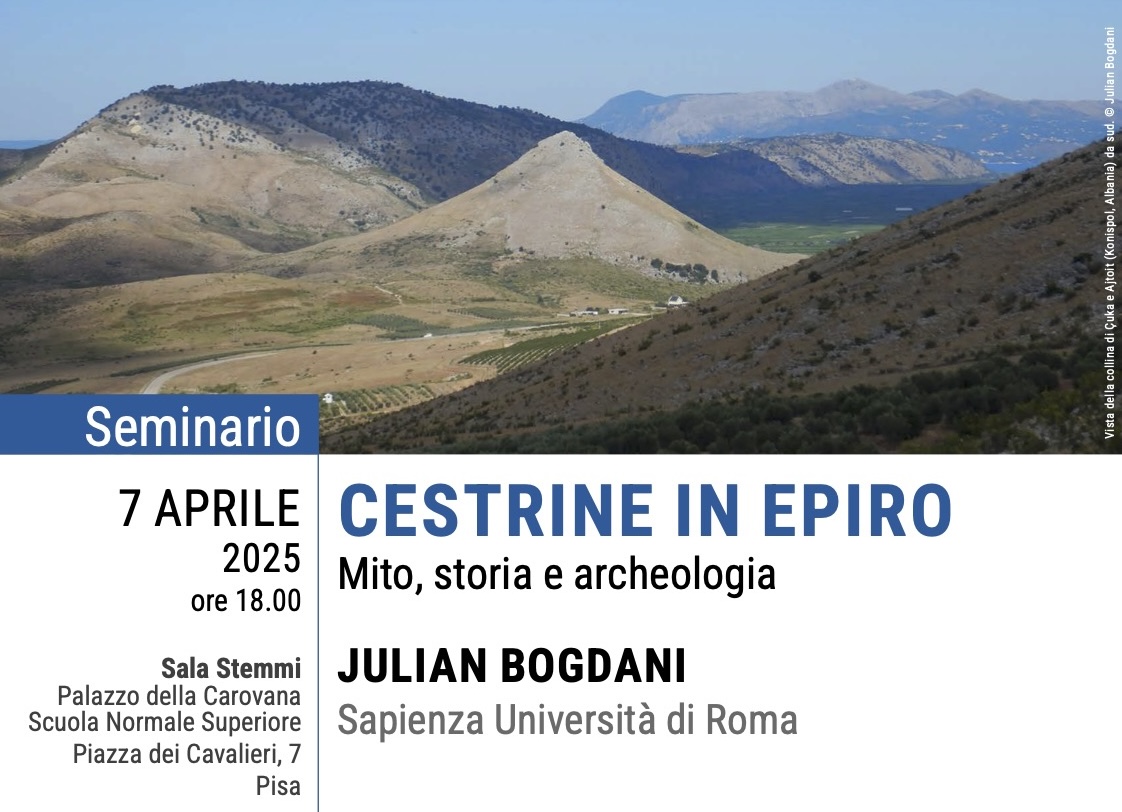 Cestrine in Epiro: seminario presso la Scuola Normale Superiore di Pisa