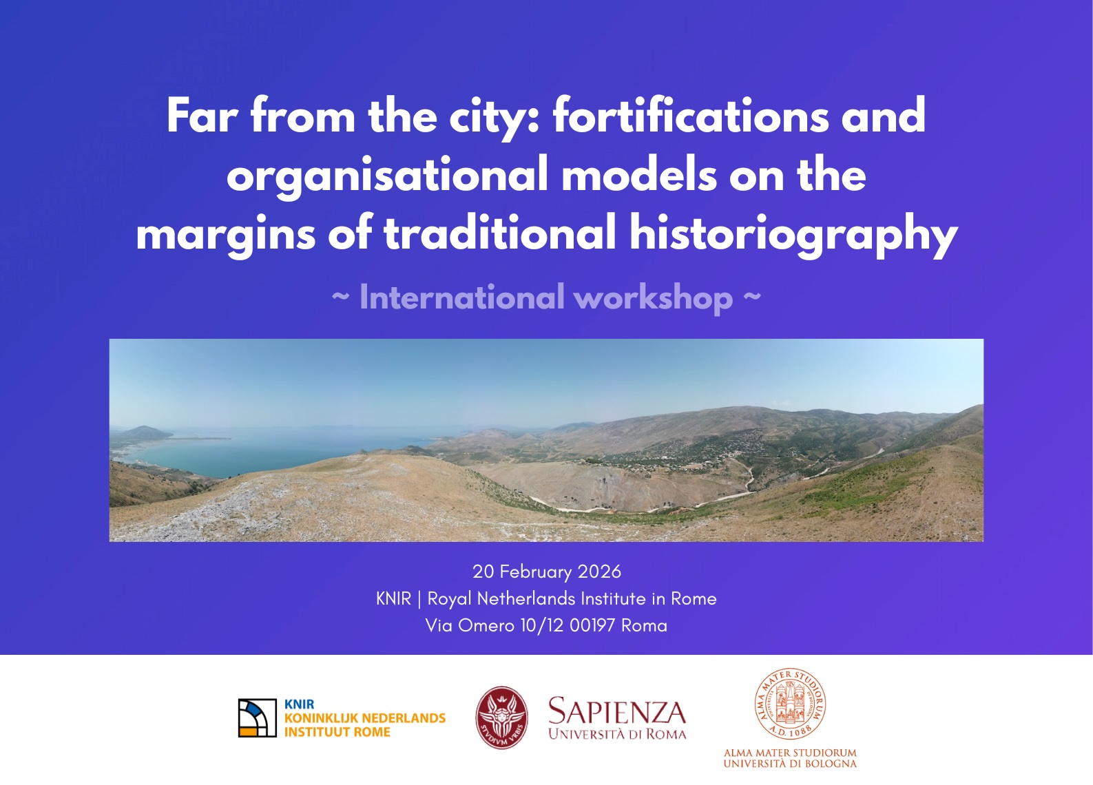 Workshop internazionale: “Far from the city: fortifications and organisational models on the margins of traditional historiography”