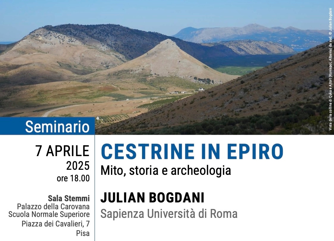 Cestrine in Epiro: seminario presso la Scuola Normale Superiore di Pisa di null