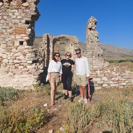 2025. Con Joanita Vroom negli scavi della Basilica