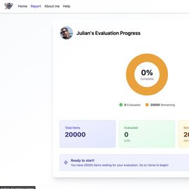 07-CeraLoop: pagina di report di avanzamento personale