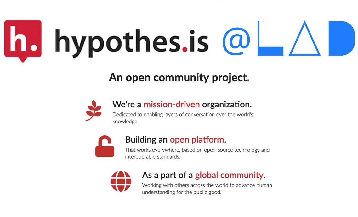 Attivata la possibilità di annotazione collaborativa per il blog del LAD di null