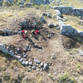 2025. Momento di scavo nell'area del ‘Palazzo’ 4