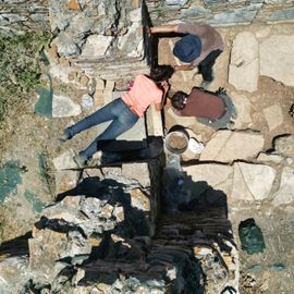 2025. Momento di scavo nell'area della Basilica 1