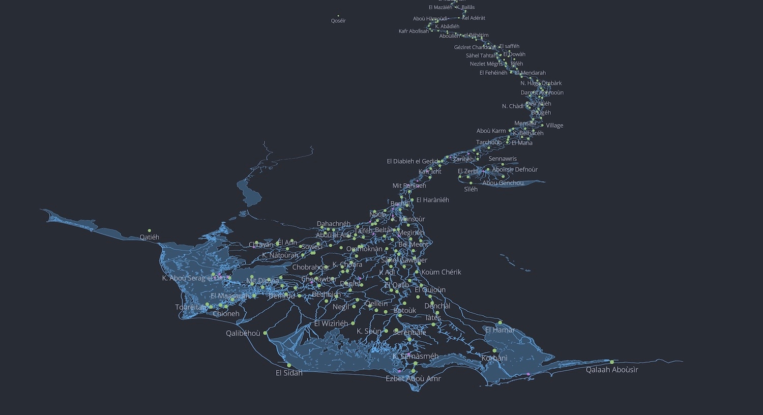 Digitalizzazione della Cartografia Napoleonica dell'Egitto di null